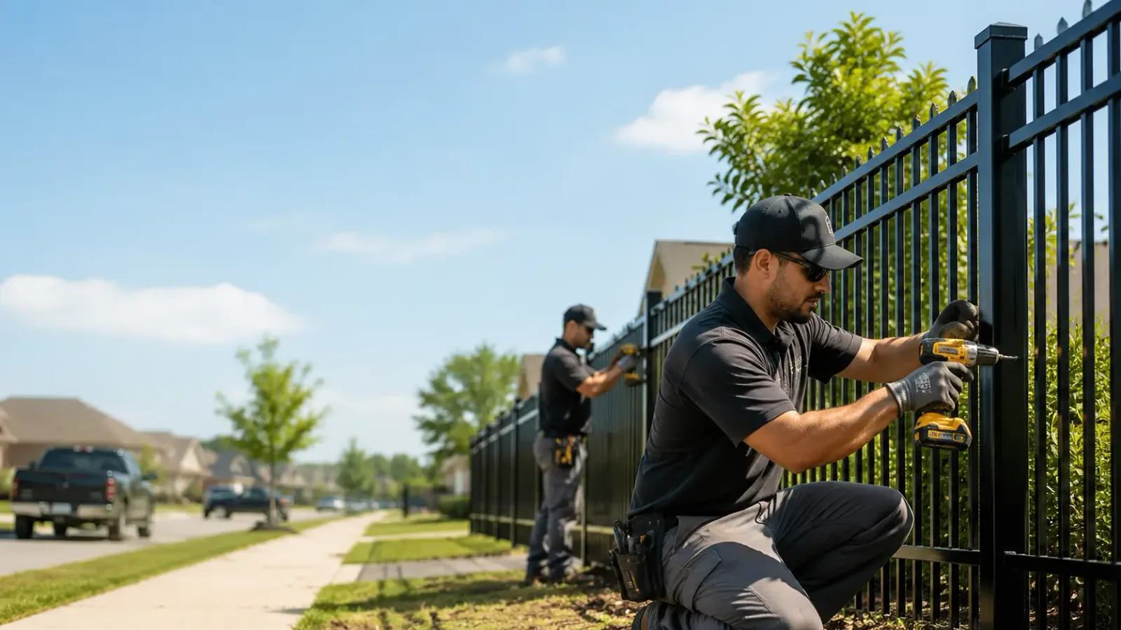 Metal Fence Installation in Columbia Falls, ME